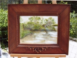 Marais d'Hamel-aquarelle